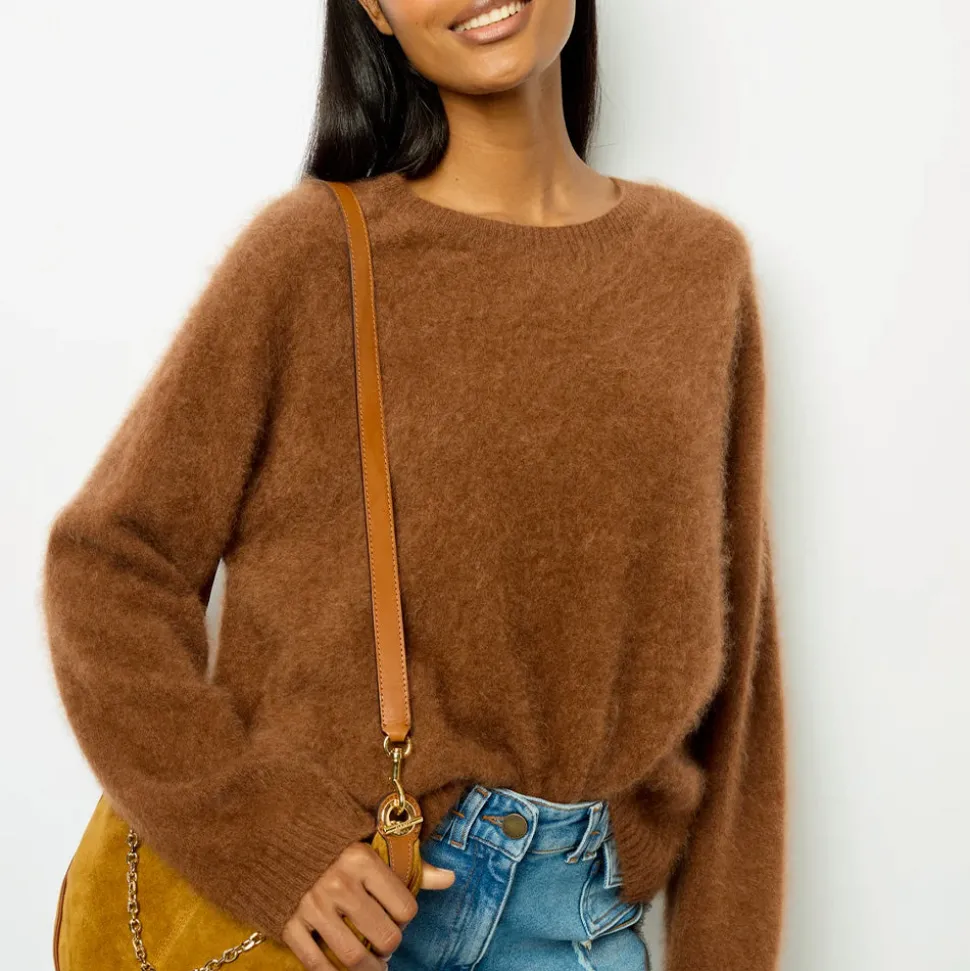 GERARD DAREL - Pull en cachemire Jasmina - Camel<Women Knitwear