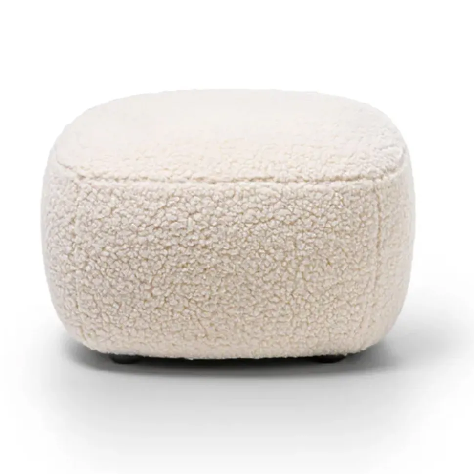 202 GERVASONI Gervasoni - Housse de pouf Loll n°08 - Lin Blanc< Armchairs