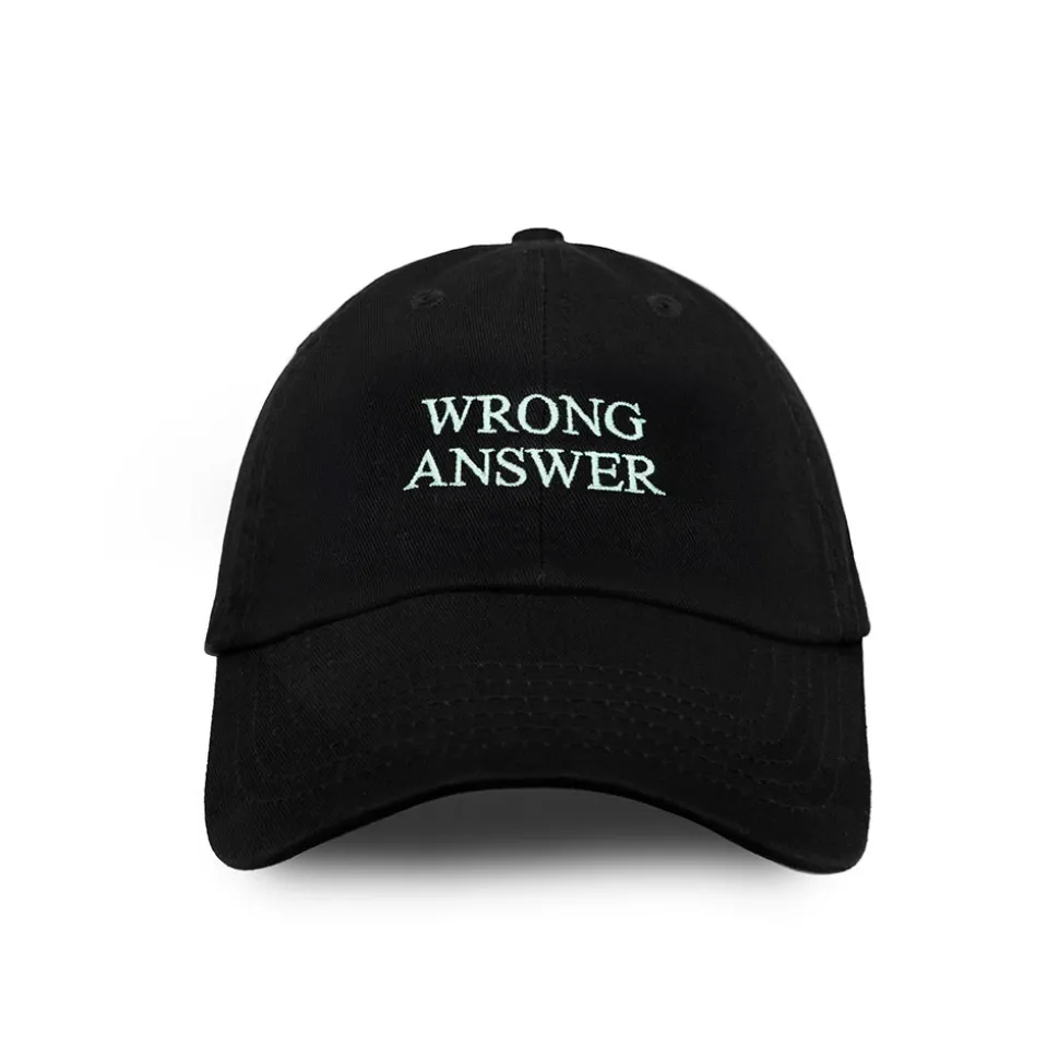 HOHO COCO - Casquette Wrong Answer - Noir<Women Caps | Caps