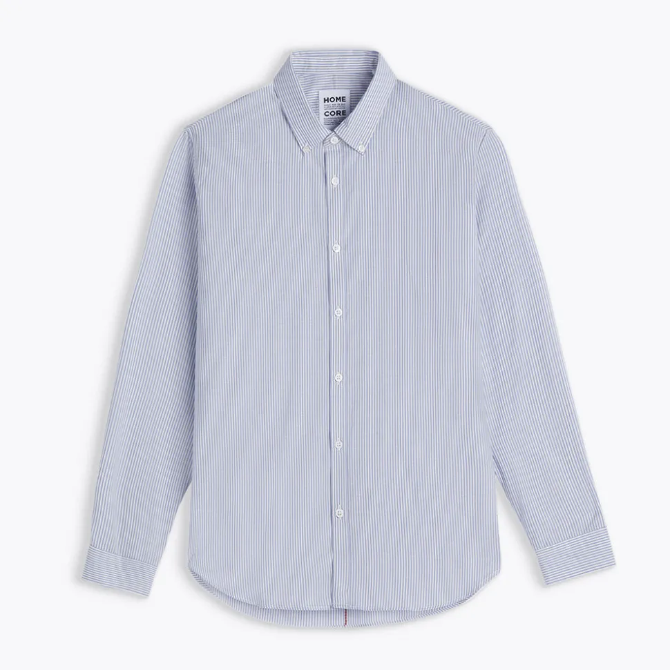 HOMECORE - Chemise Tokyo - Bleu rayures< Shirts