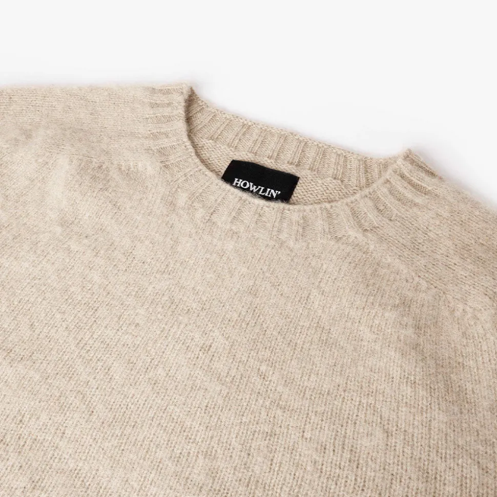 Howlin ' - Pull Birth of the Cool - Biscuit< Knitwear