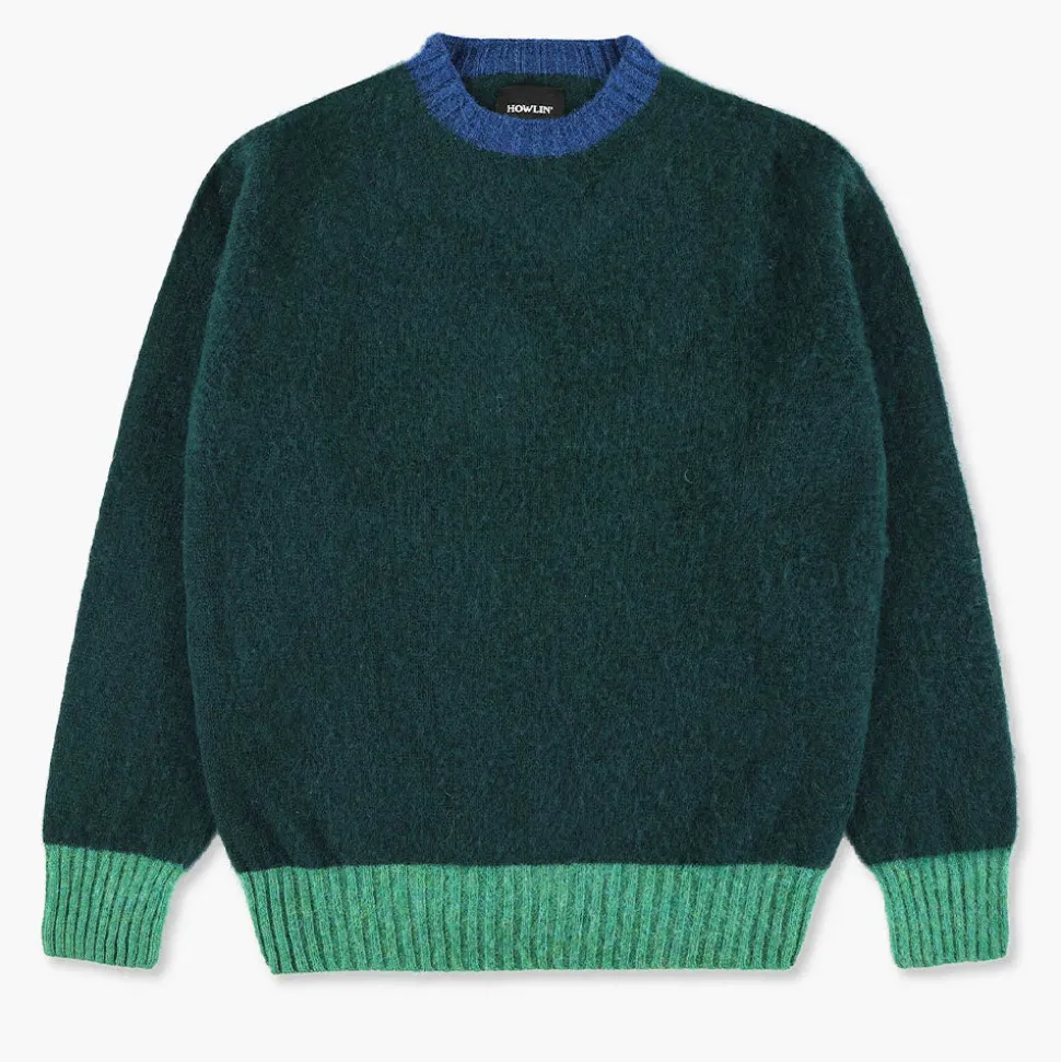 HOWLIN ' - Pull Captain Harry - Forest< Knitwear