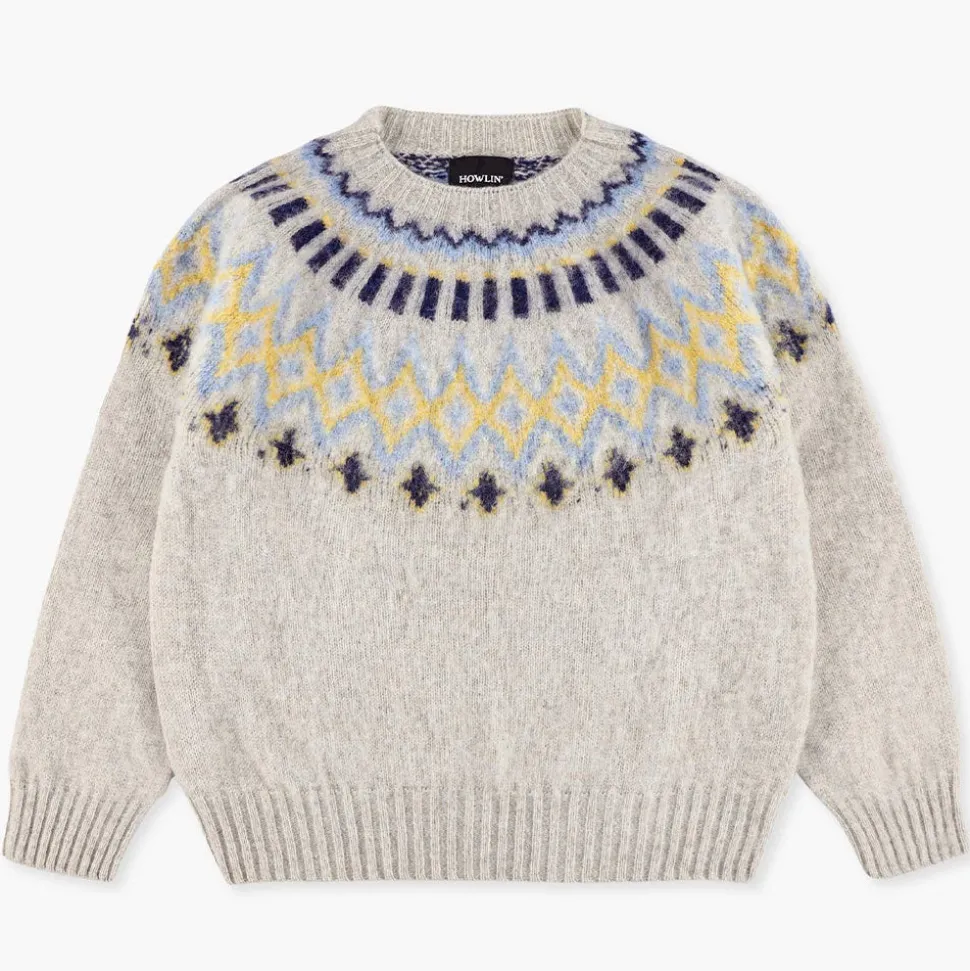 HOWLIN ' - Pull Disco Circus - Gris<Women Knitwear