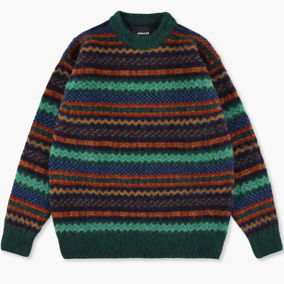 HOWLIN ' - Pull Find Your Place in Space - Forest< Knitwear