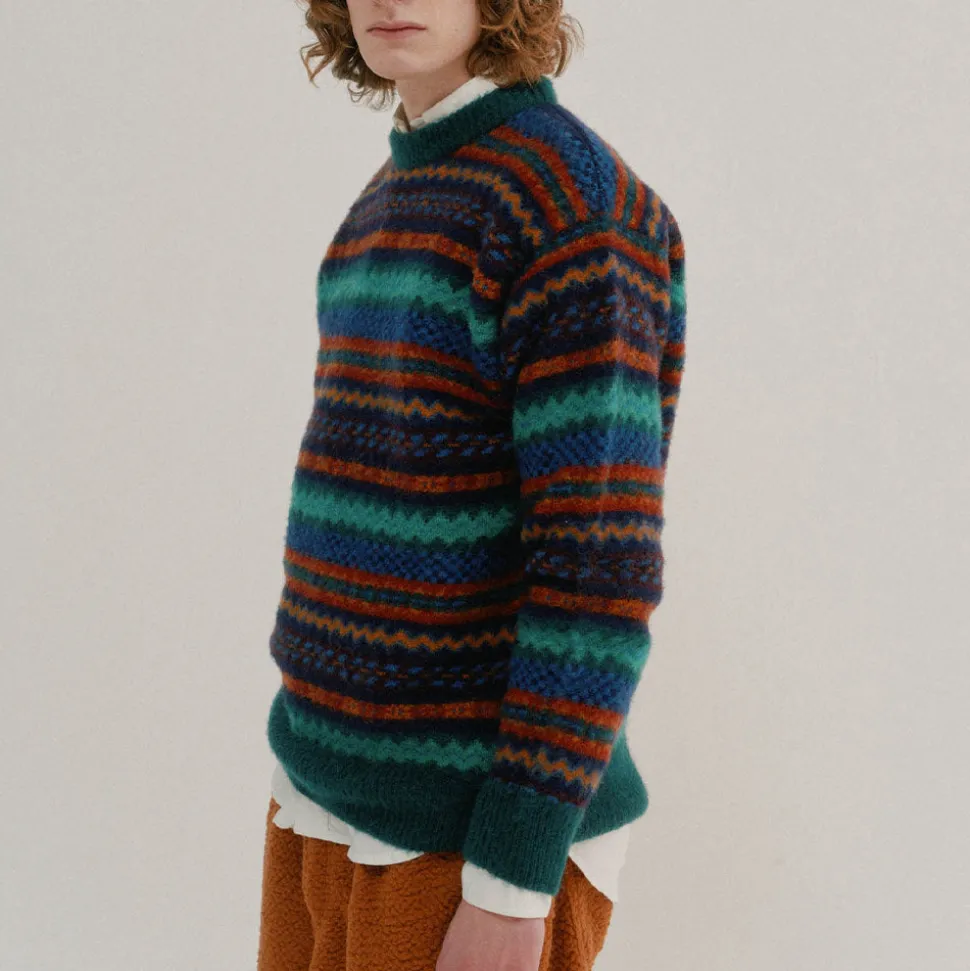 HOWLIN ' - Pull Find Your Place in Space - Forest< Knitwear