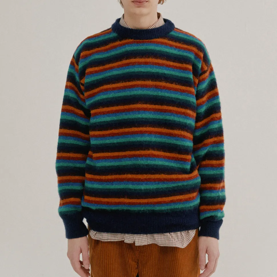 HOWLIN ' - Pull Slow Burner - Marine< Knitwear