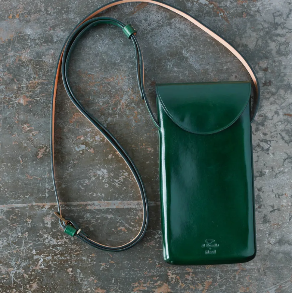 Il Bussetto x Merci - Etui Télephone Crossbody - Vert<Women Phone Accessories | Phone Accessories