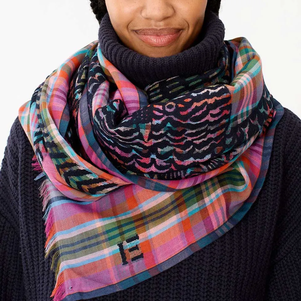 Inoui Editions - Echarpe Hedwige - Rode<Women Shawls