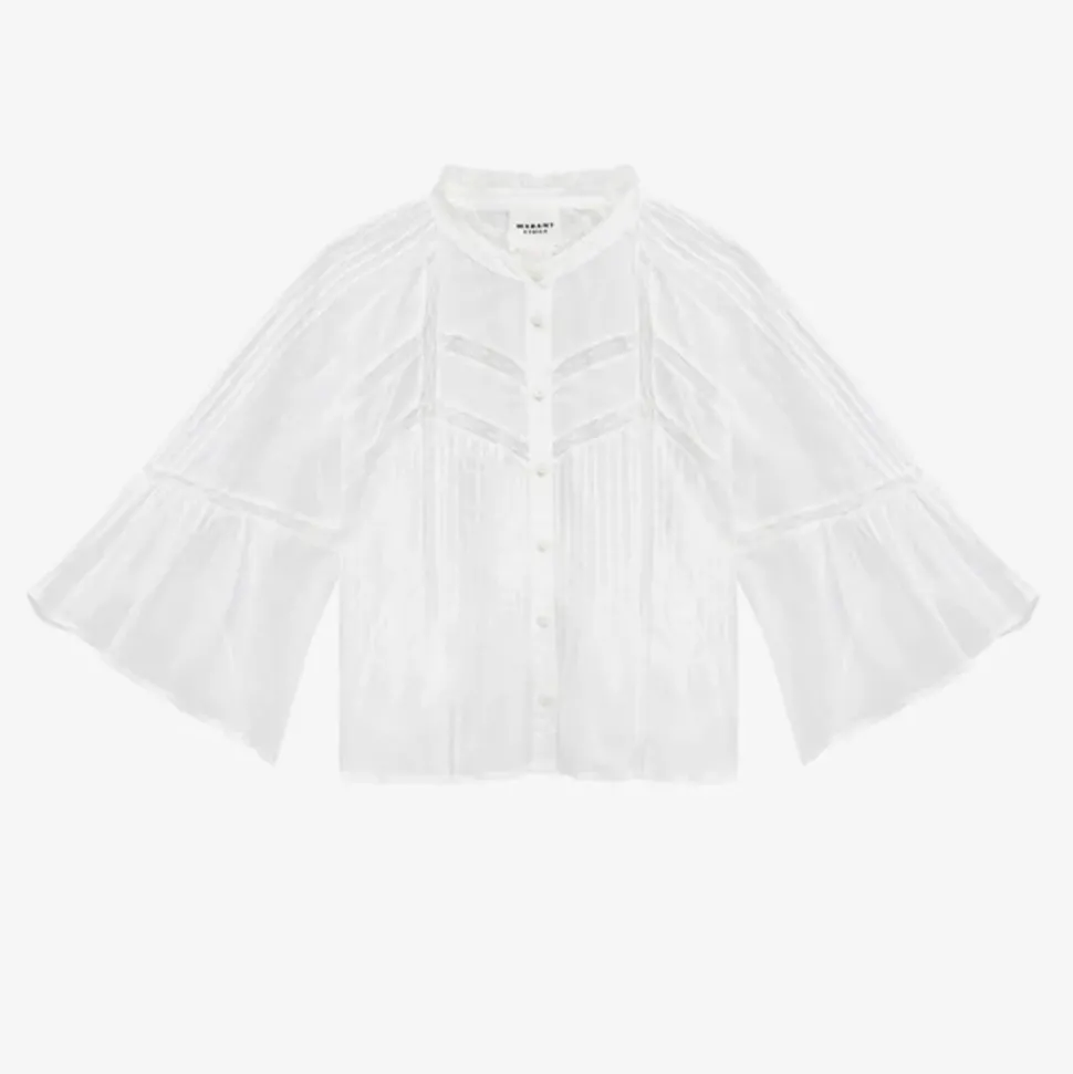 Isabel Marant - Chemise Gramy - Blanc<Women Shirts