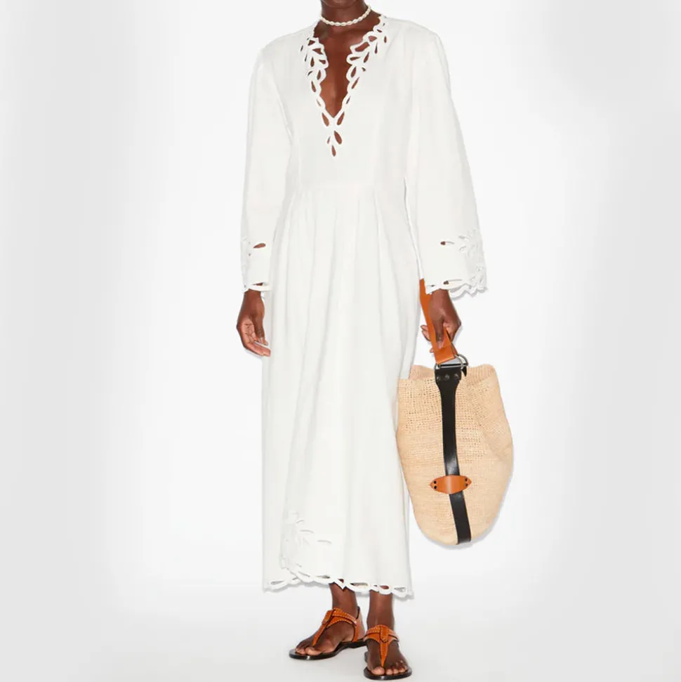 Isabel Marant - Robe Tianny - Blanc<Women Dresses