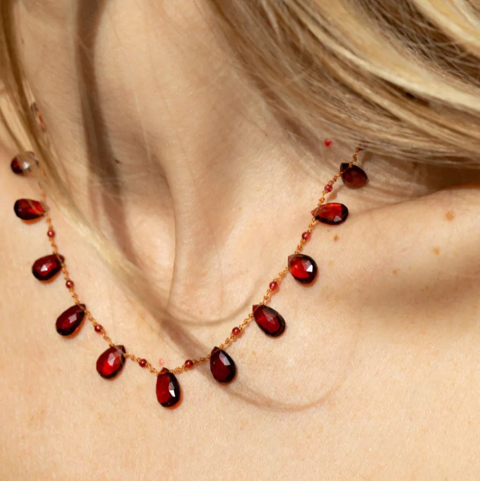 Ivarene - Collier Elston - Rouge<Women Necklaces