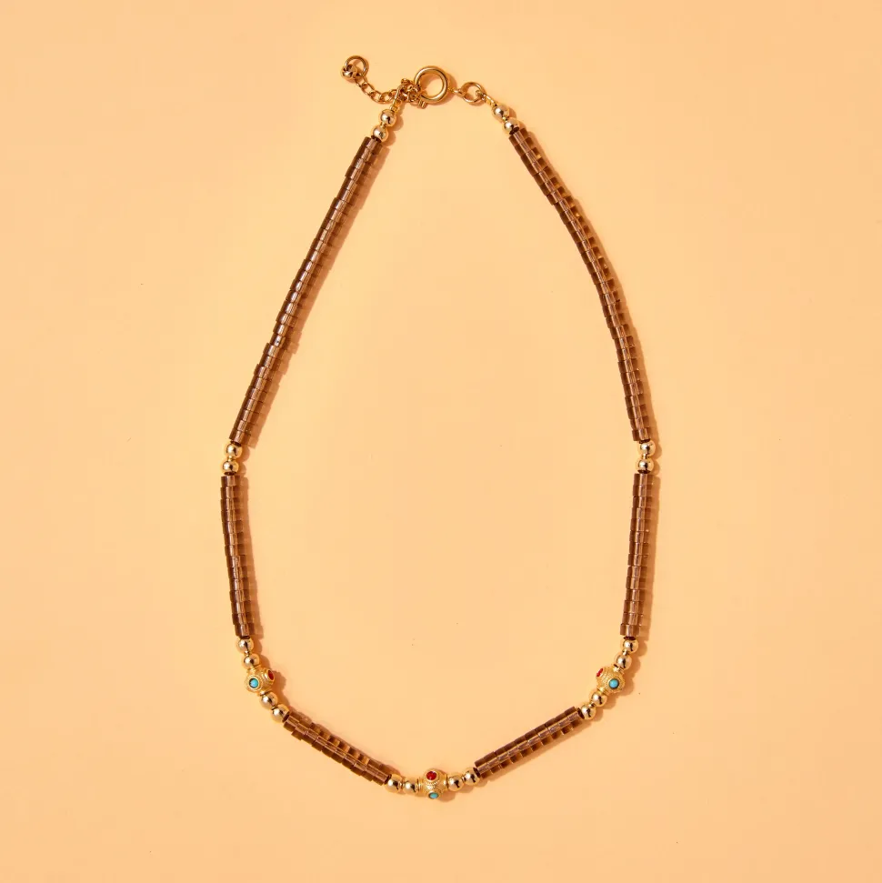 JUHU - Collier Lil - Gris<Women Necklaces