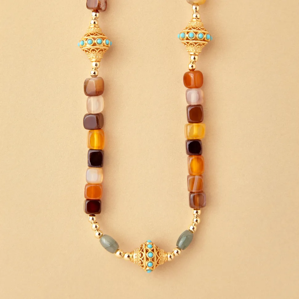 JUHU - Collier Ness - Marron<Women Necklaces