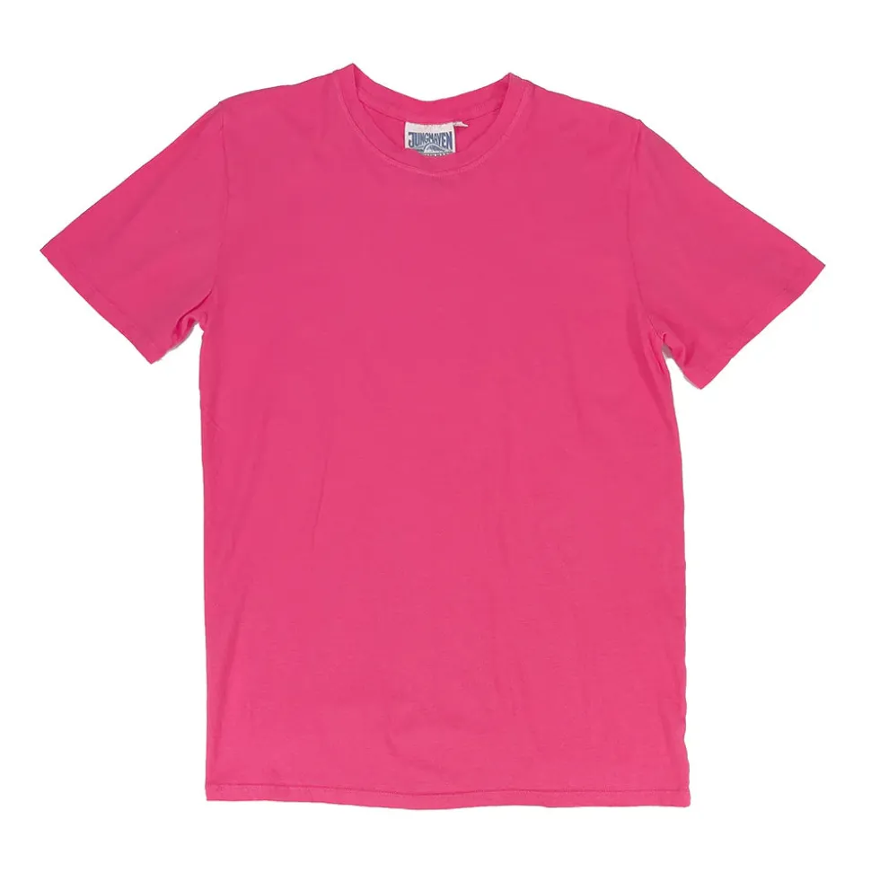 JUNGMAVEN - Basic Tee - Rose< T-Shirts