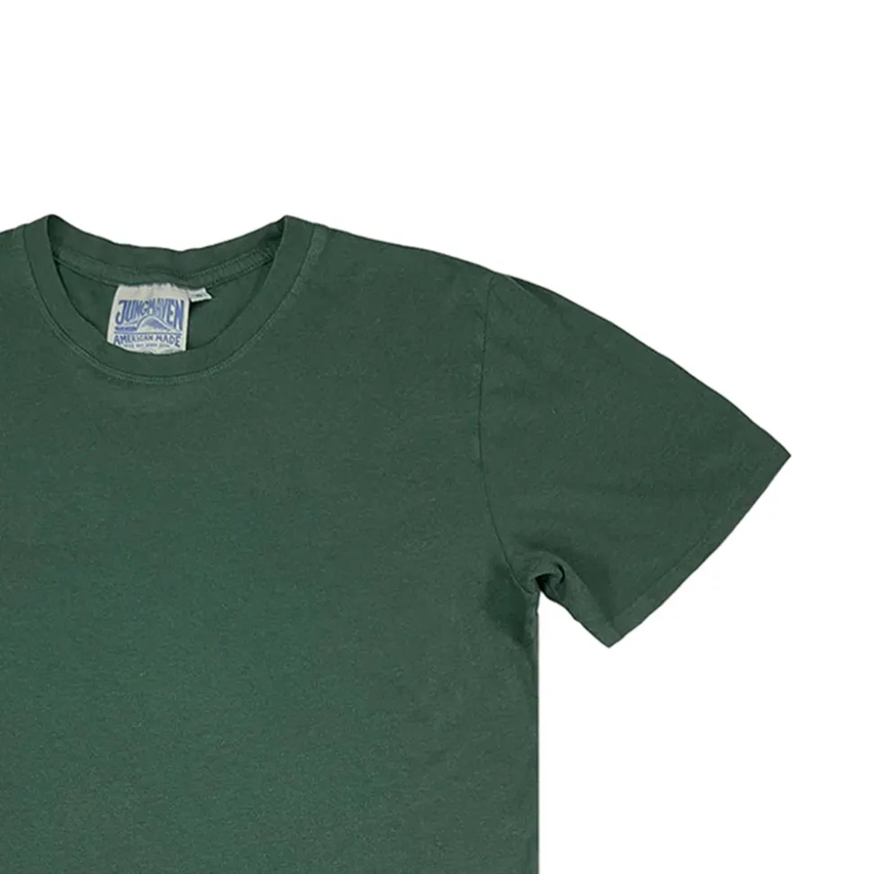 JUNGMAVEN - Basic Tee - Vert Fôret< T-Shirts