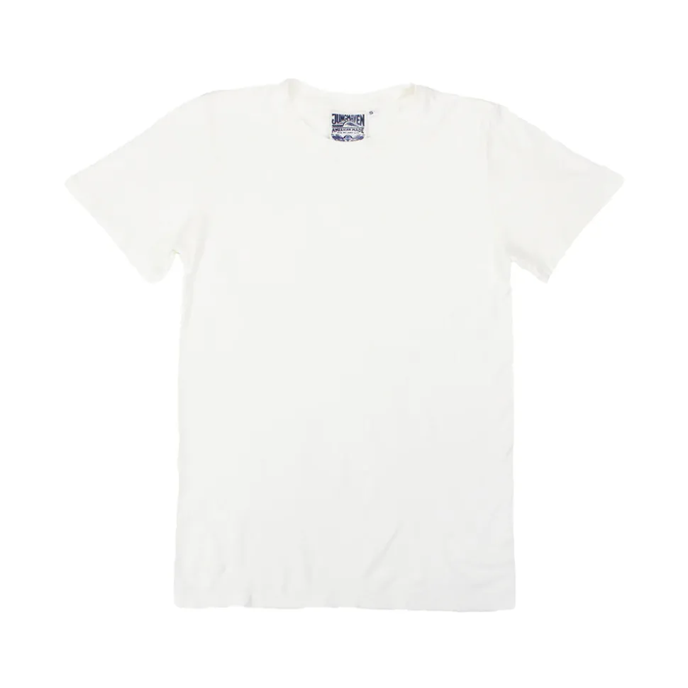 Jungmaven - Jung Tee - Washed White< T-Shirts