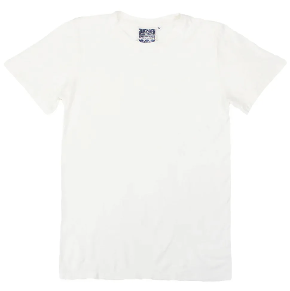 Jungmaven - T-shirt Jung - Blanc Cassé< T-Shirts