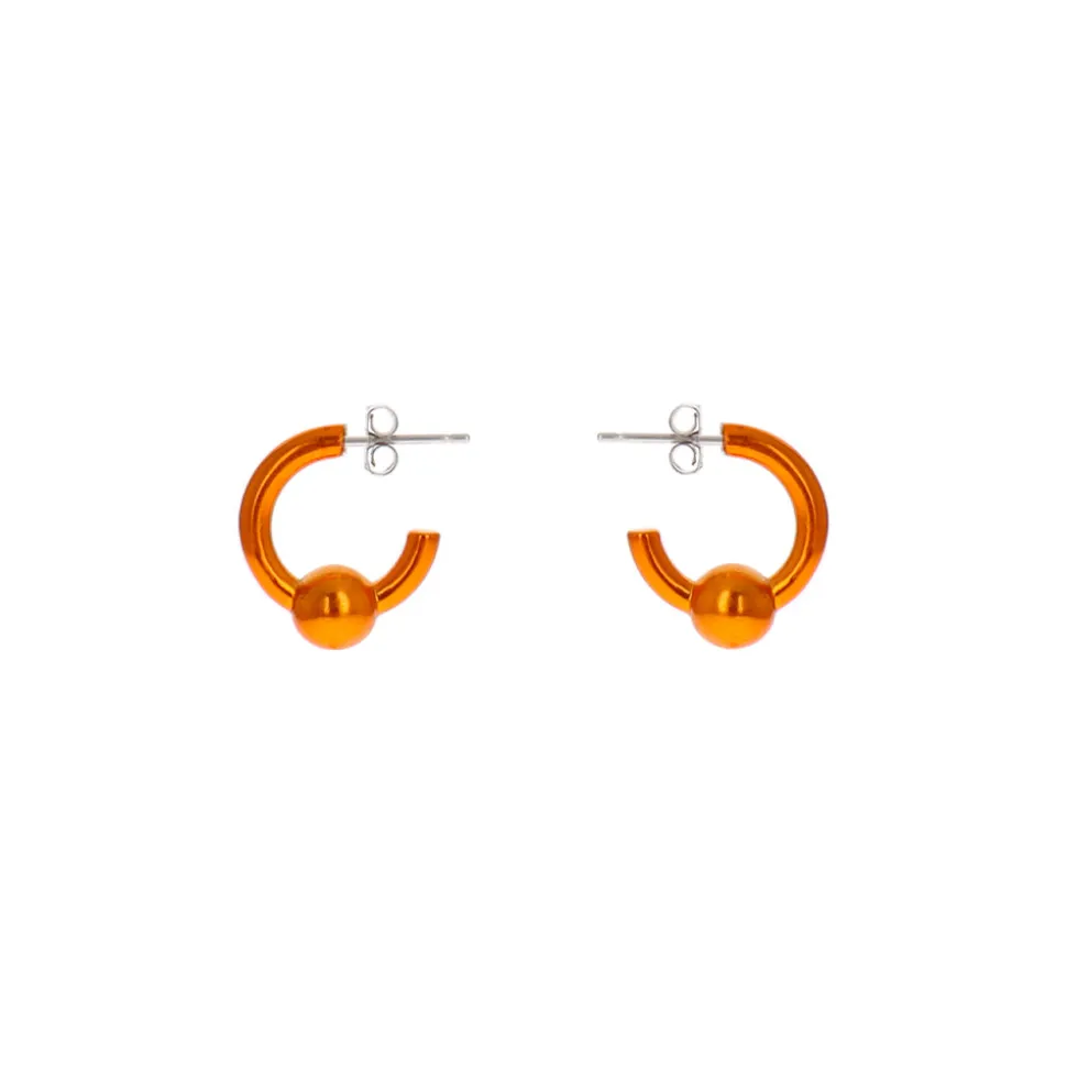 Justine Clenquet - Boucles d'oreilles Sam - Orange<Women Earrings