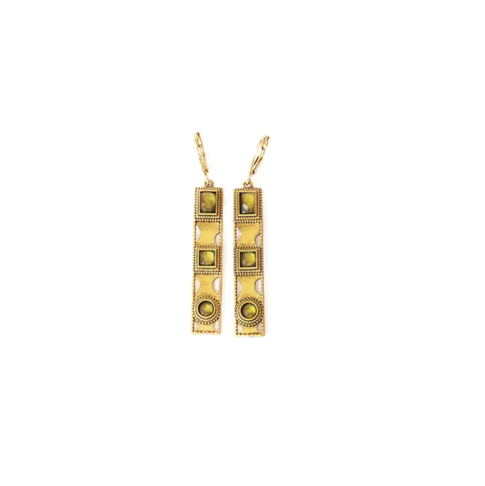 LA2L - Boucles d'oreilles Tori Péridot<Women Earrings