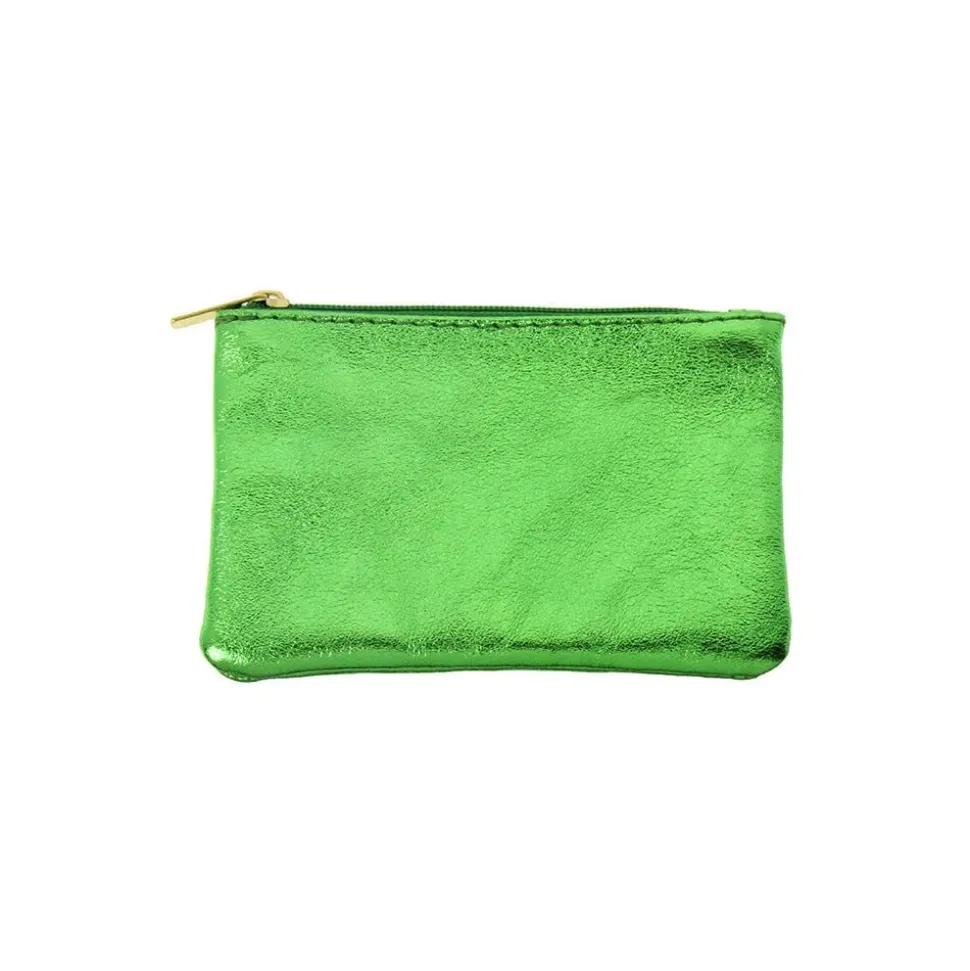 Les Cleias Les Cléias - Pochette Zippée S - Vert< Cosmetic Bags