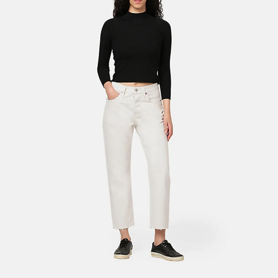 LEVIS Levi's - Jeans 501 Crop - Ecru<Women Jeans