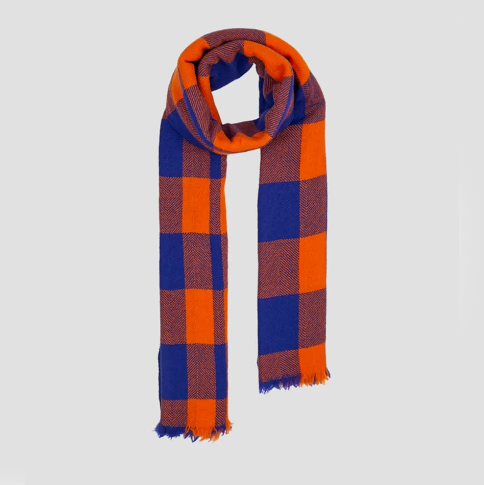 LOVAT & GREEN Lovat & Green - Echarpe Hockney - Orange<Women Shawls