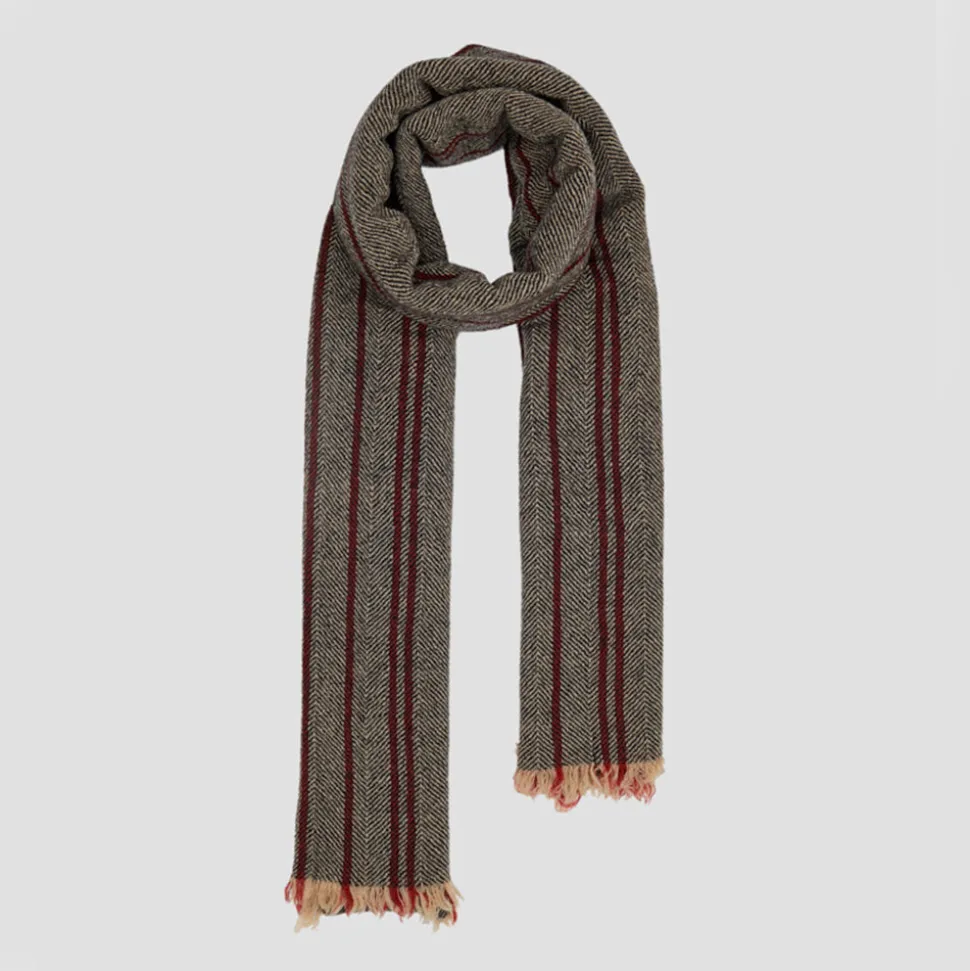 LOVAT & GREEN Lovat & Green - Echarpe Leonardo - Bordeaux<Women Shawls