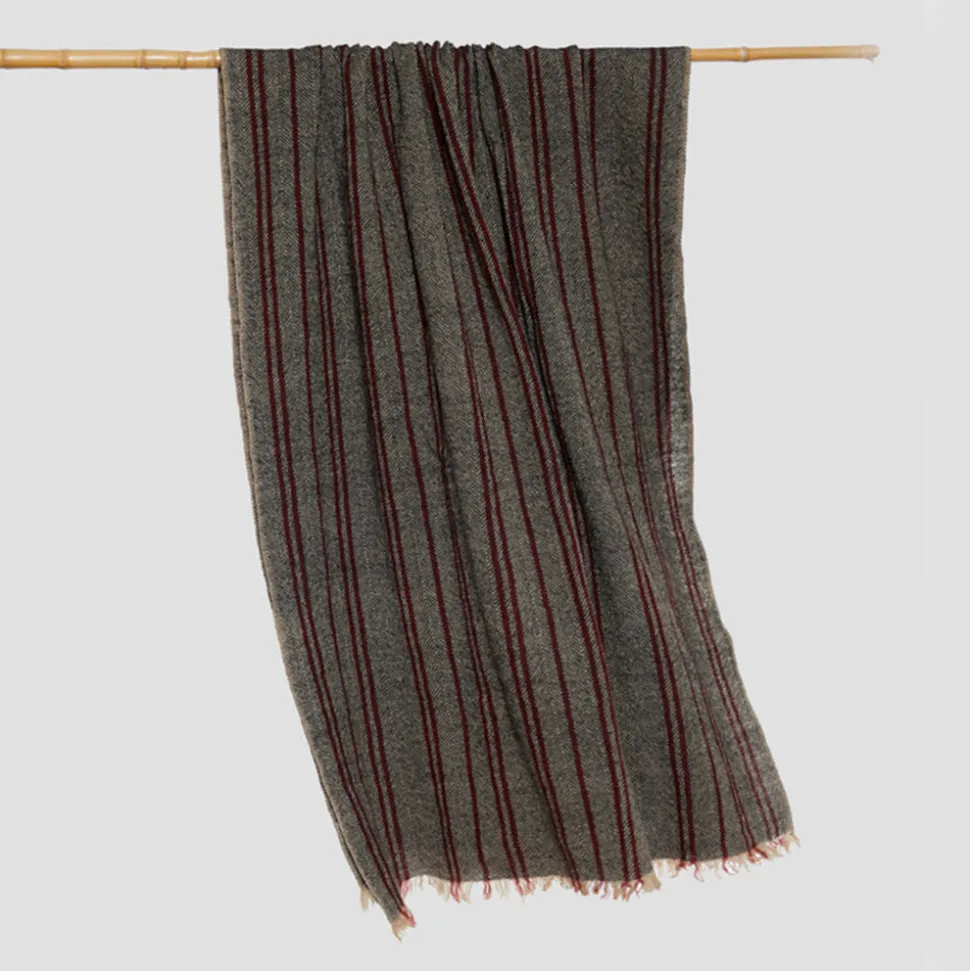 LOVAT & GREEN Lovat & Green - Echarpe Leonardo - Bordeaux<Women Shawls