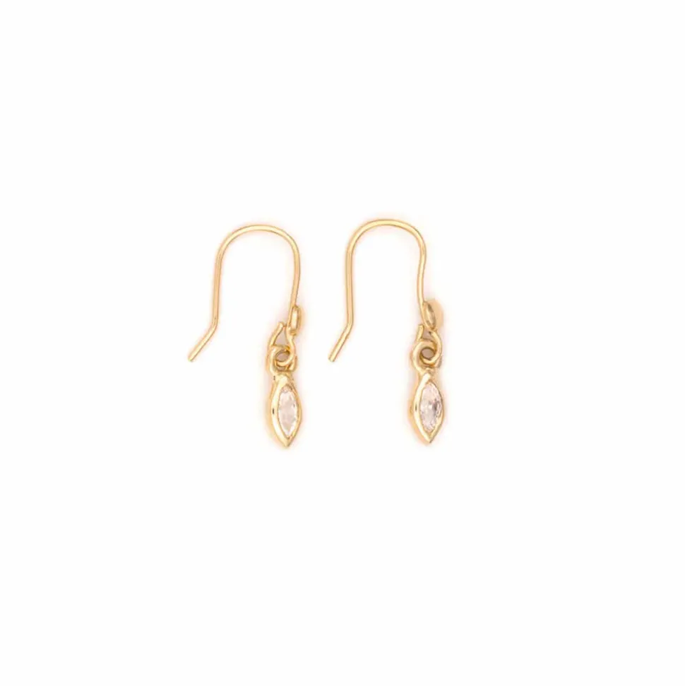 LUJ - Boucles d’oreille dormeuses Marquises - Doré<Women Earrings