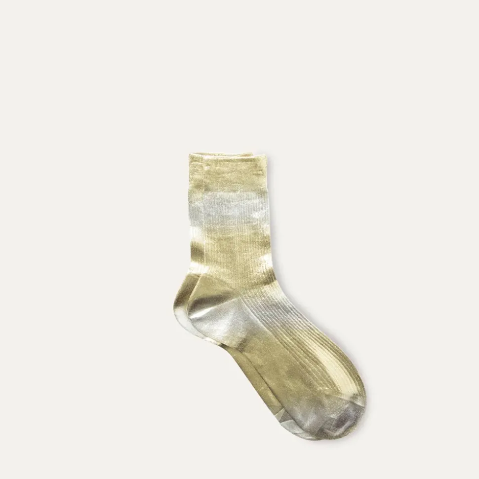 Maria La Rosa - Chaussettes laminés - Jaune<Women Socks | Socks