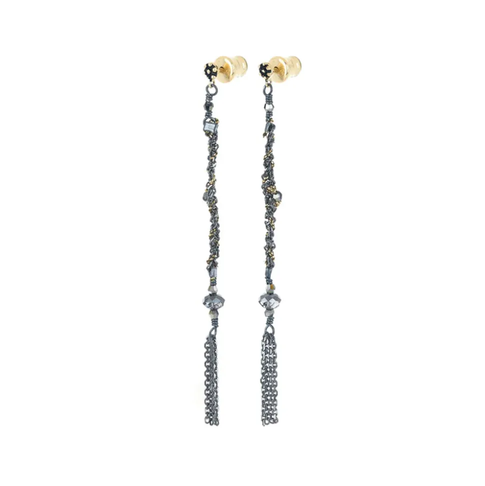 MARIE LAURE CHAMOREL - Boucles d'oreilles n°815 - Ruthenium<Women Earrings