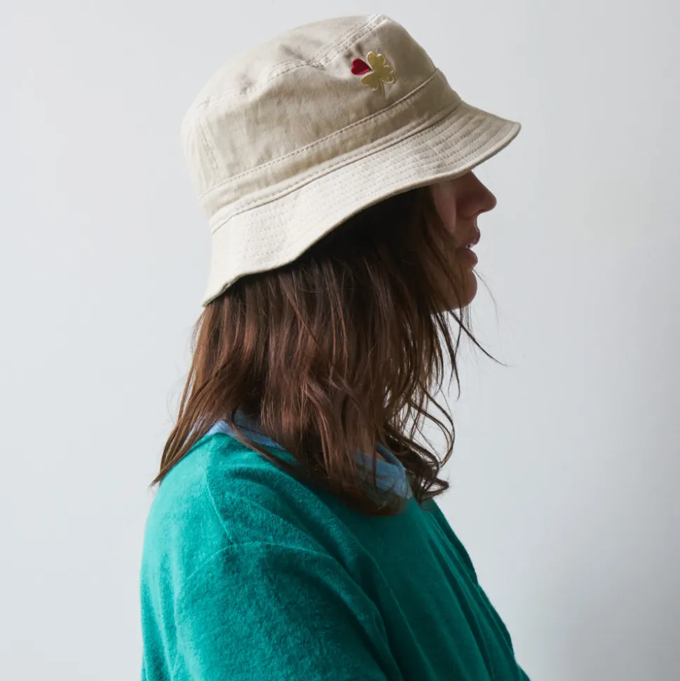 M05 Merci - Bob Trèfle - Ecru<Women Bucket Hat