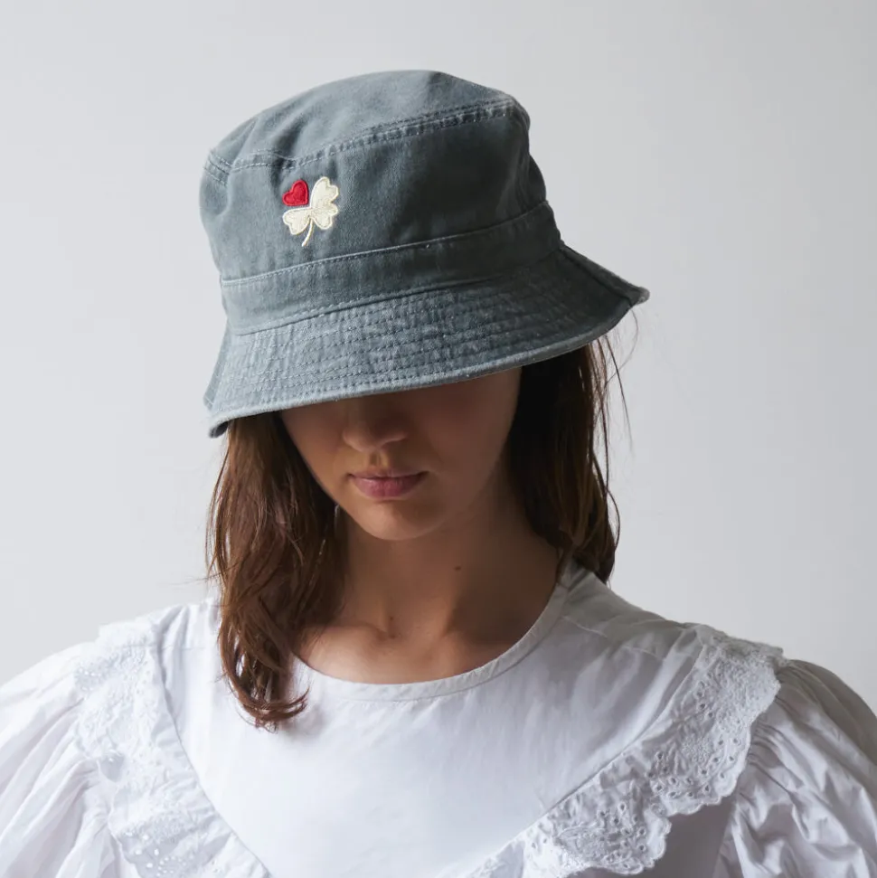 M05 Merci - Bob Trèfle - Gris<Women Bucket Hat