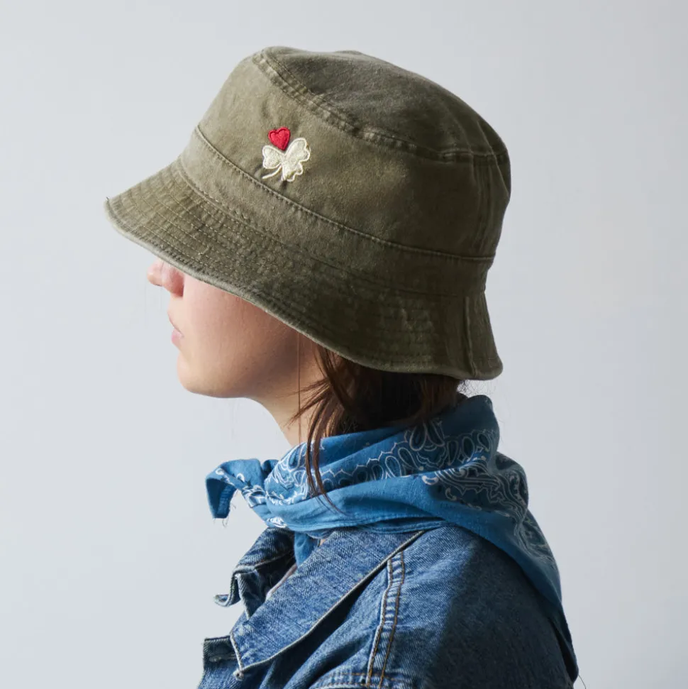 M05 Merci - Bob Trèfle - Vert<Women Bucket Hat