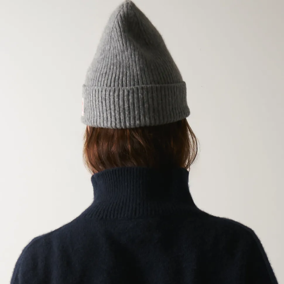 MA01 Merci - Bonnet Lucky - Gris & Rouge<Women Beanies | Beanies