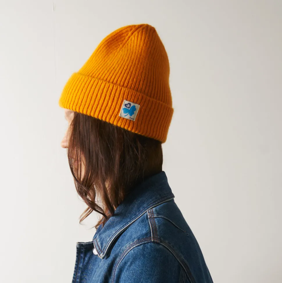 MA01 Merci - Bonnet Lucky - Jaune & Bleu<Women Beanies | Beanies