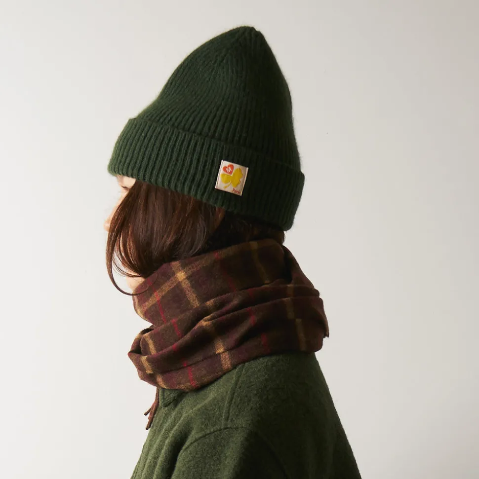 MA01 Merci - Bonnet Lucky - Olive & Jaune<Women Beanies | Beanies