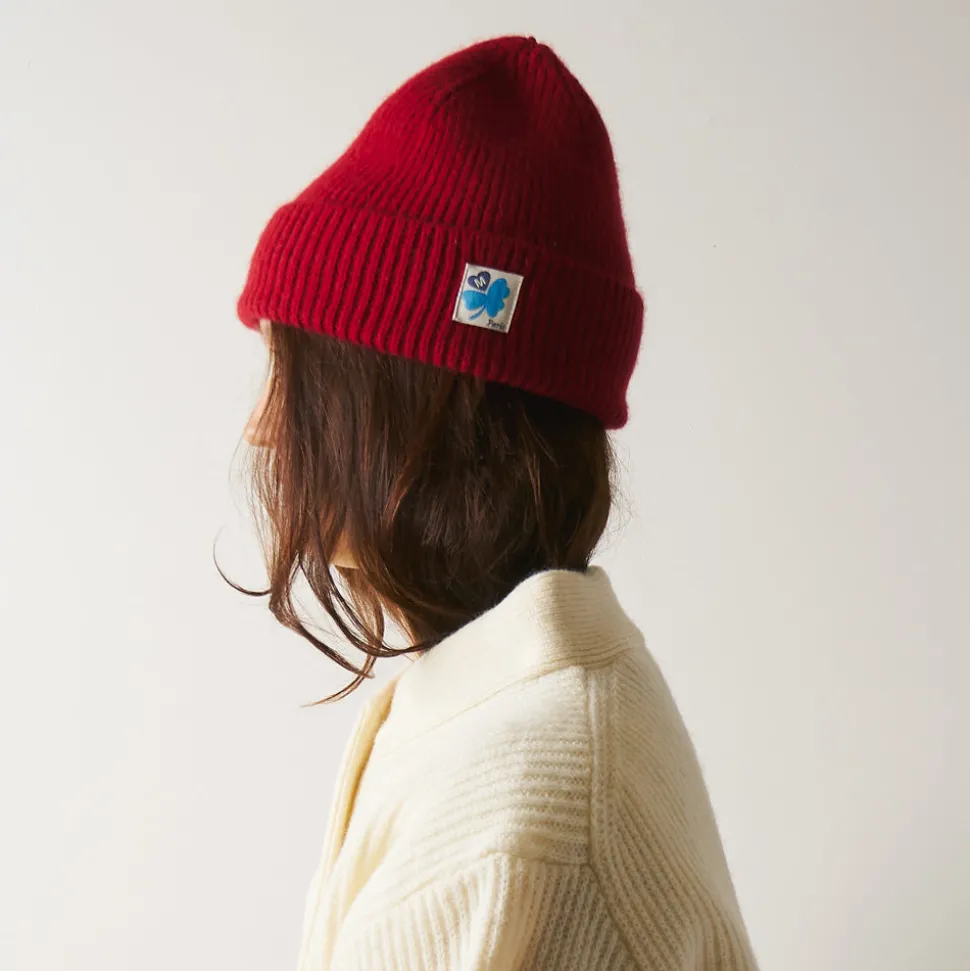 MA01 Merci - Bonnet Lucky - Rouge & Bleu<Women Beanies | Beanies