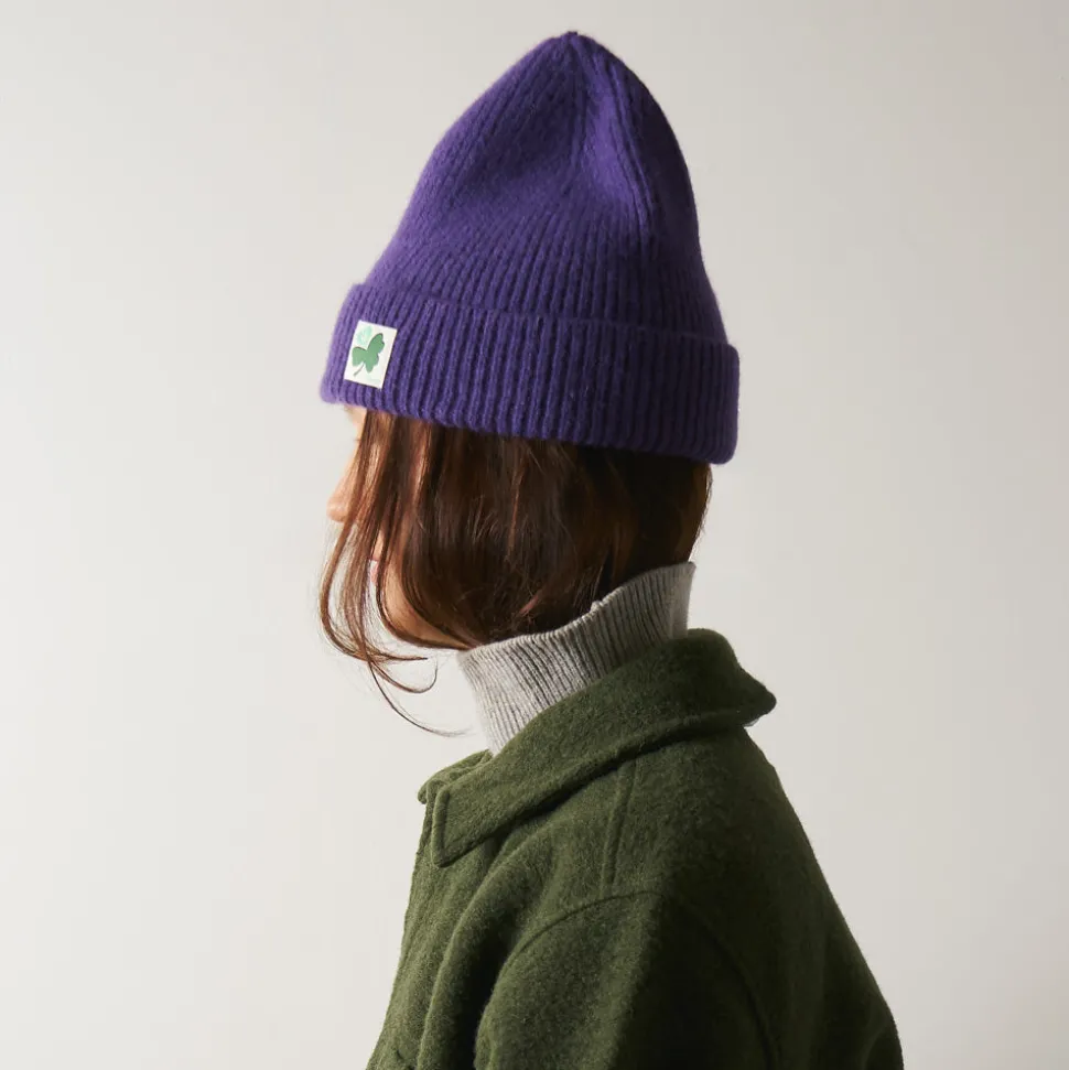 MA01 Merci - Bonnet Lucky - Violet & Vert<Women Beanies | Beanies