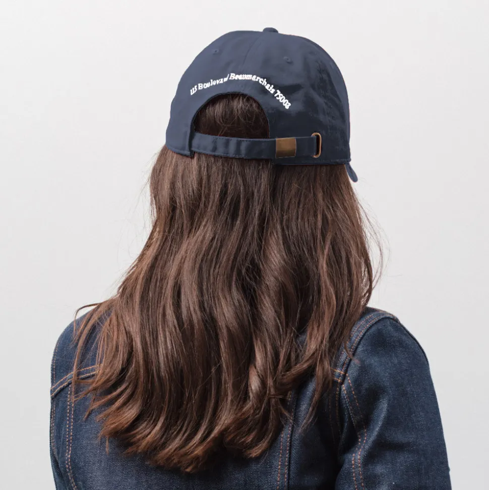 M05 Merci - Casquette Gothique Non Merci - Bleu<Women Caps | Caps