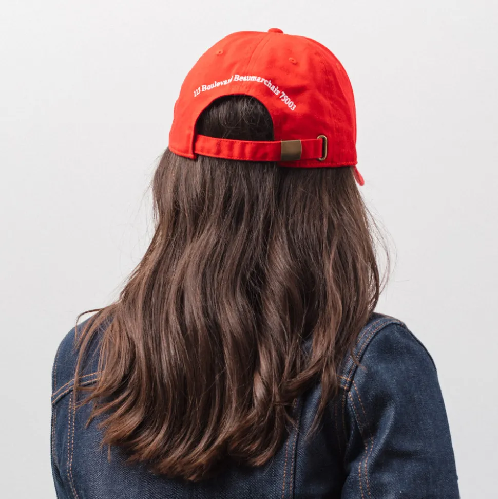 M05 Merci - Casquette Gothique Non Merci - Rouge<Women Caps | Caps