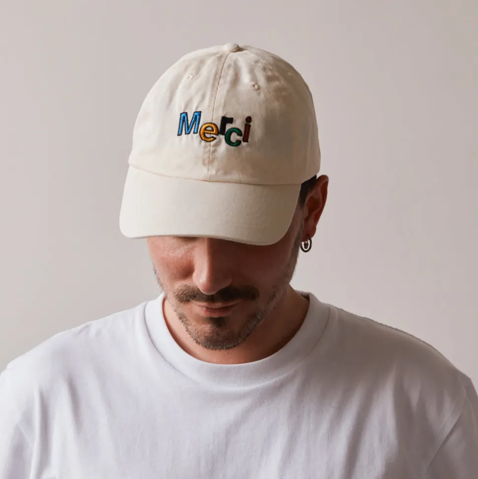 M05 Merci - Casquette Merci 24' - Ecru<Women Caps | Caps