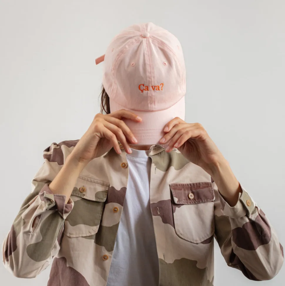 M05 Merci - Casquette Merci Ca Va - Rose<Women Caps | Caps