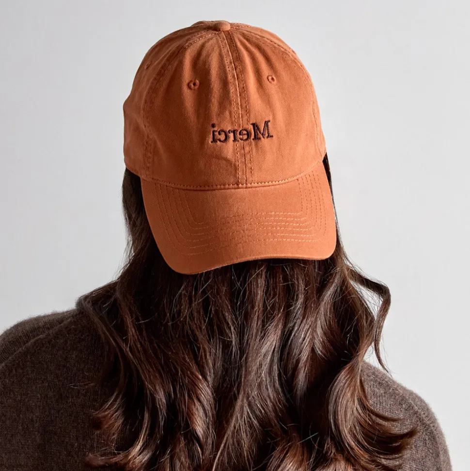 M05 Merci - Casquette Miroir - Terracotta & Marron<Women Caps | Caps