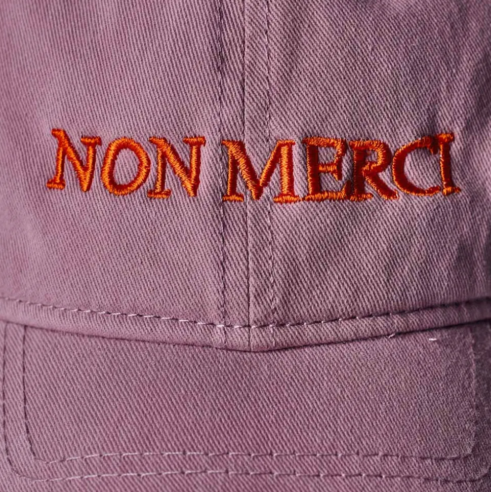 M05 Merci - Casquette Non Merci - Lila & Orange<Women Caps | Caps