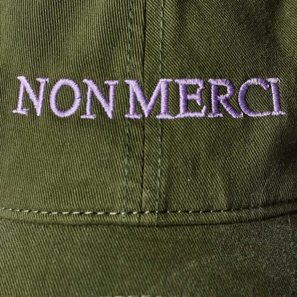 M05 Merci - Casquette Non Merci - Vert & Lila<Women Caps | Caps