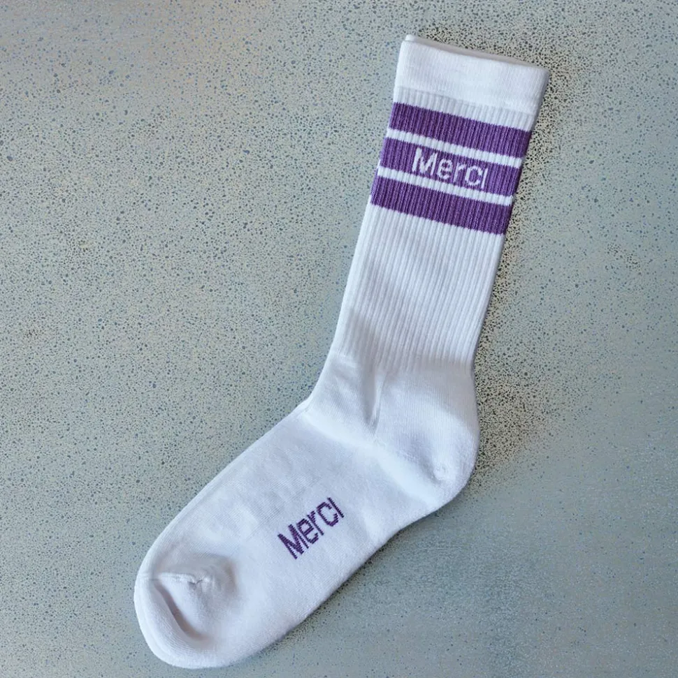 MERCI - Chaussettes en coton - Lavandou<Women Socks | Socks