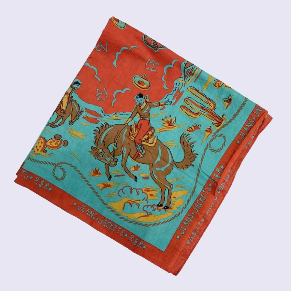 Mister Freedom - Bandana Ranch - Turquoise<Women Scarves | Shawls