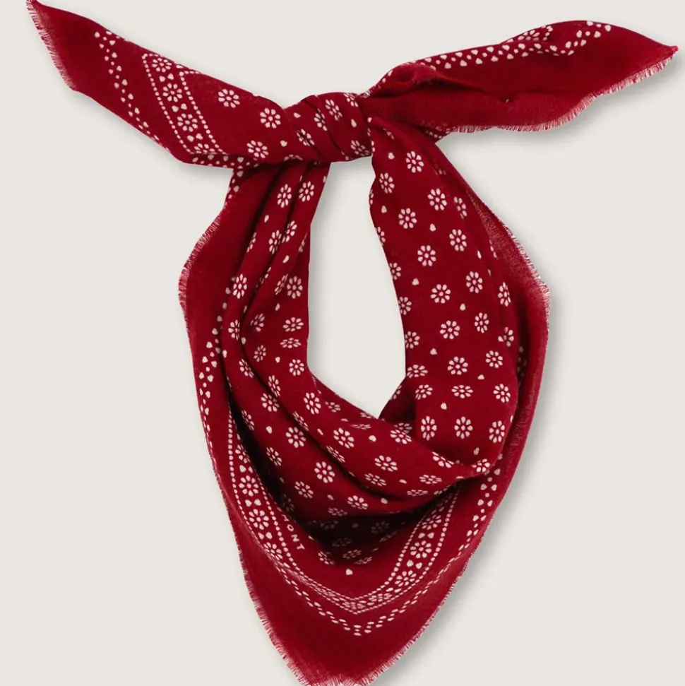 MOISMONT - Foulard n°676 - Red Wine<Women Shawls