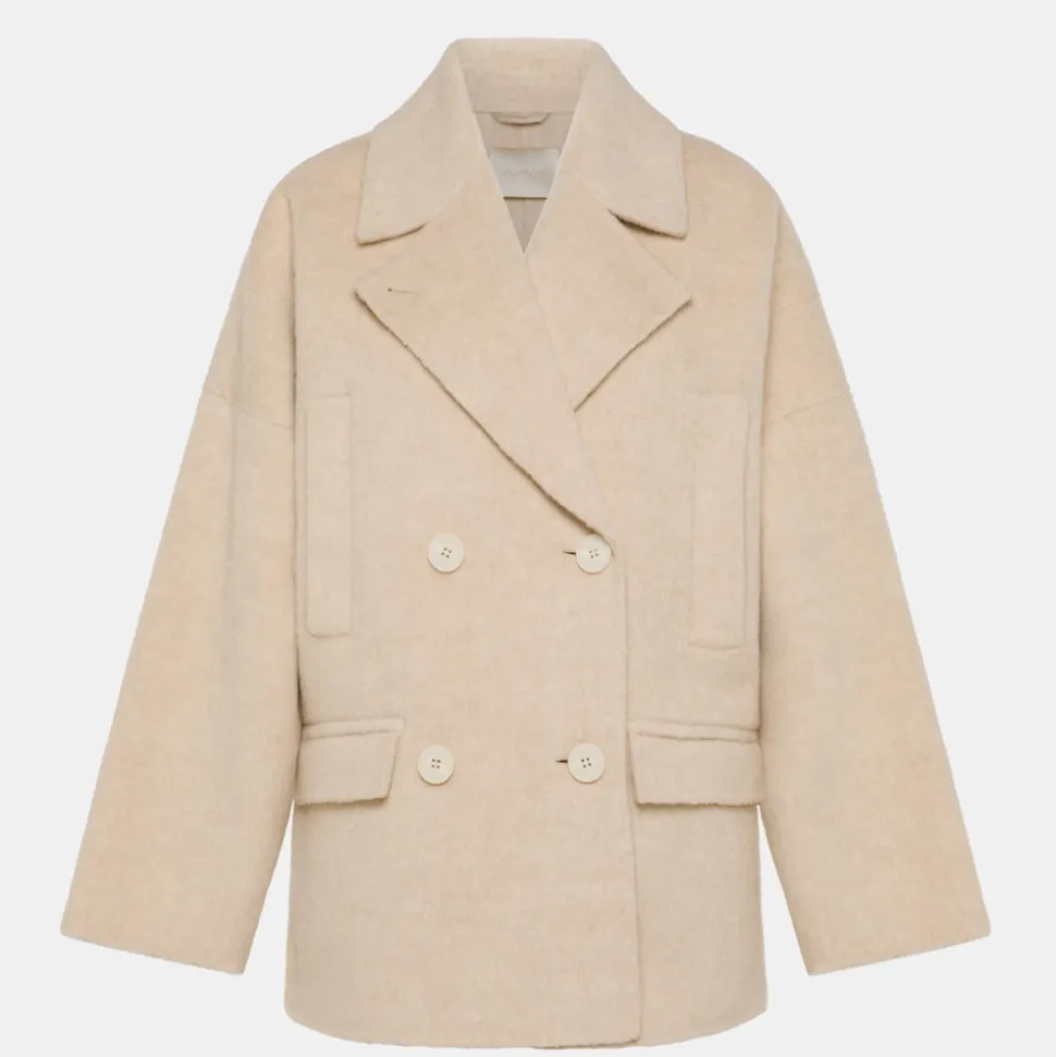 Momoni - Manteau Ichika Bis - Beige<Women Coats